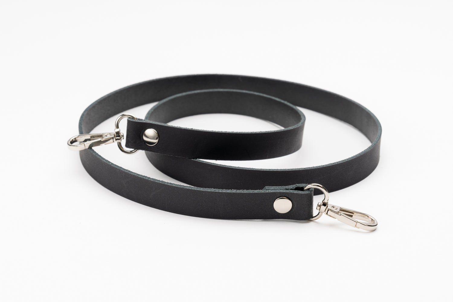 Lederband mit Karabinerhaken