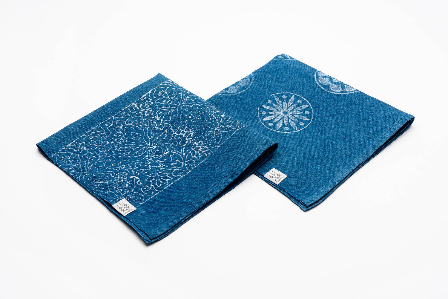 Rom - Handtuch Indigo-Blaudruck