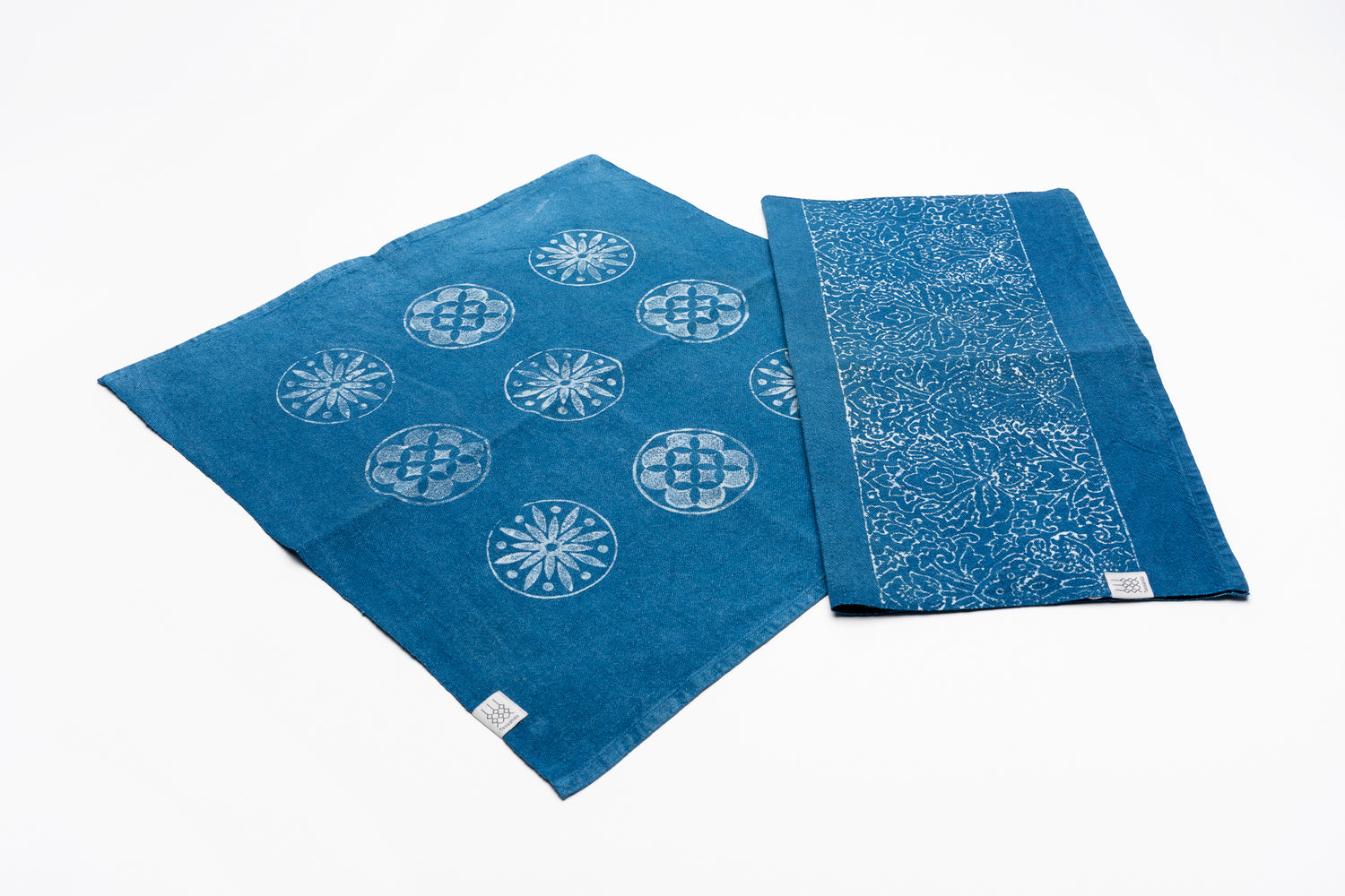 Rom - Handtuch Indigo-Blaudruck