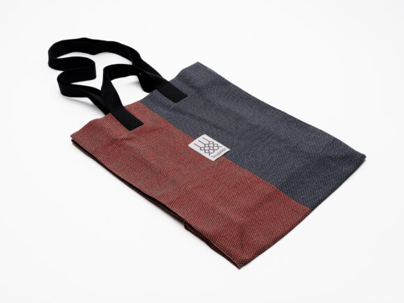 Val Vau – Shopper Terracotta-Blau