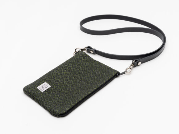 Allegra - Handytäschlein Anthrazit-Olive