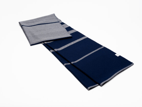 Luisa - Seidenschal Silber