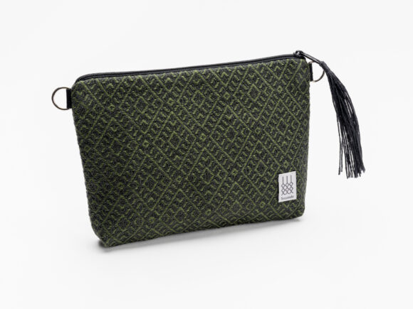 Marusina - Täschchen Anthrazit-Olive