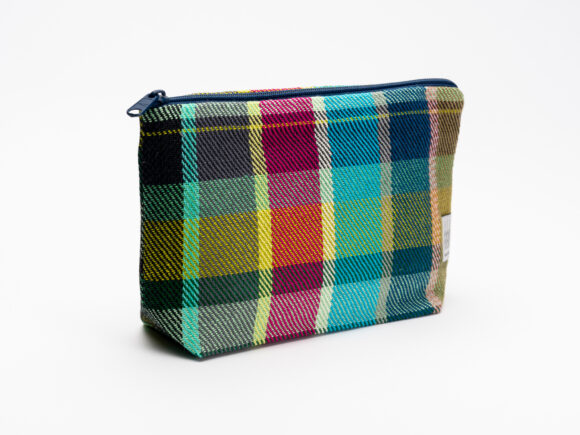 Bellezza – Kosmetiktäschlein Karo Grün