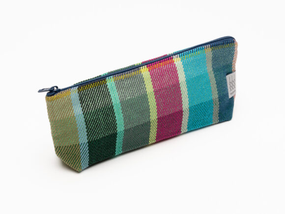 Brida – Etui mit Boden Karo Grün