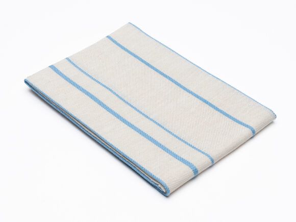 Muranzina - gestreiftes Küchentuch Hellblau
