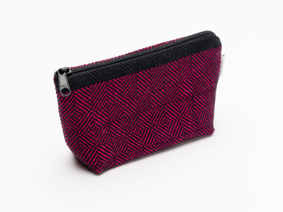 Flavia – Etui mit Boden Schwarz-Brombeer