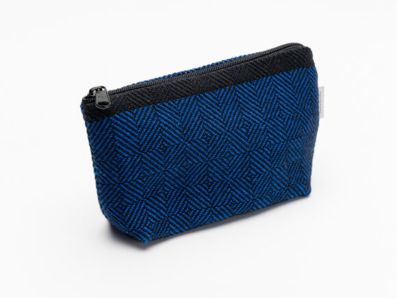 Flavia – Etui mit Boden Schwarz-Royalblau