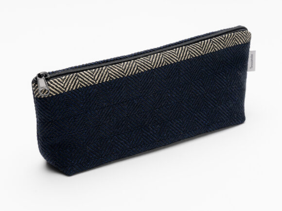 Flora – Etui mit Boden Schwarz-Marine